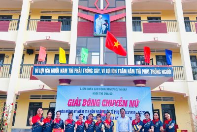 TỔ CHỨC GIẢI BÓNG CHUYỀN KHỐI CÔNG ĐOÀN CƠ SỞ CHÀO MỪNG NGÀY QUỐC TẾ PHỤ NỮ 8/3