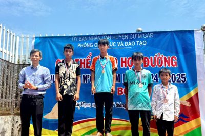 GIẢI THỂ THAO HỌC ĐƯỜNG HUYỆN CƯ M’GAR NĂM HỌC 2024- 2025 (diễn ra từ ngày 24.3- 27.3.22025).